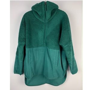 THE NORTH FACE Fleece Zip Pullover S Oversized